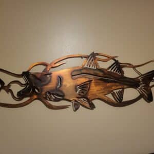 Handcrafted Metal Fish Decor